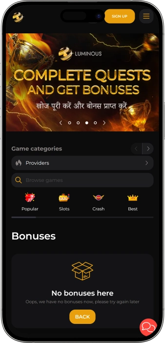 Luminous Casino App